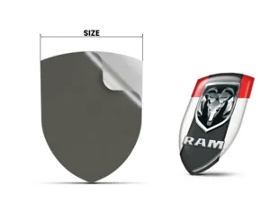 Dodge Etiqueta Impermeable Premium Universal Personalizable